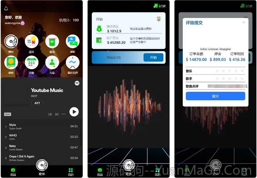 亚马逊刷单源码/Amazon-Beranda多语言音乐刷单抢单源码/连单卡单+叠加组规则+打针/前端html+后端php-源码狗