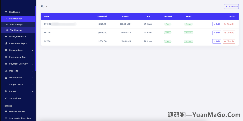 图片[3]-海外新能源充电桩共享投资源码｜充电桩理财系统源码｜租赁投资平台源码下载-源码狗