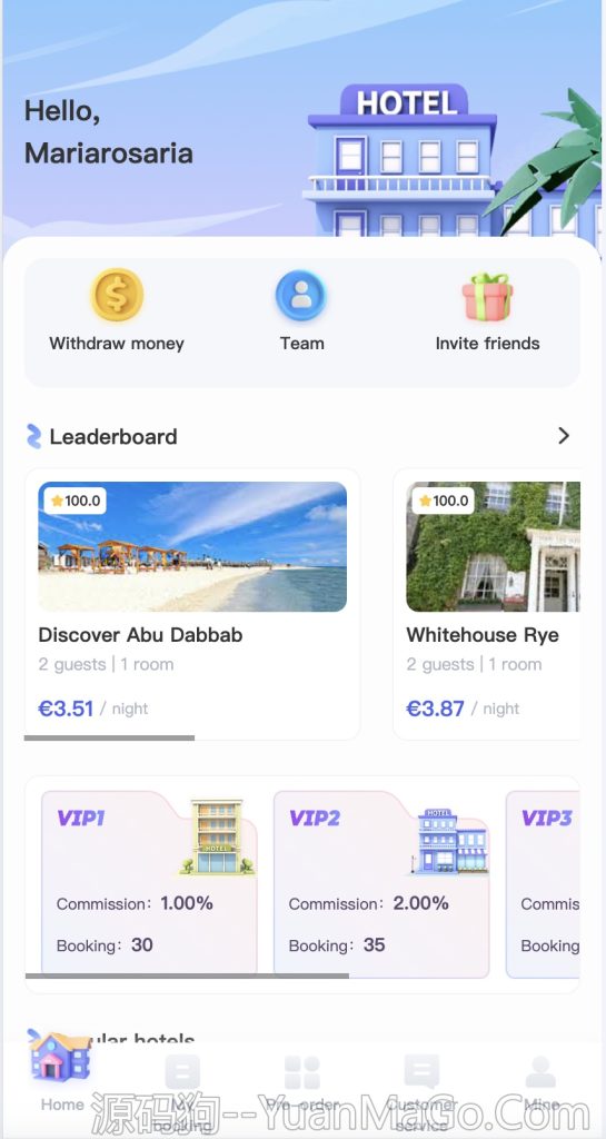 图片[5]-海外酒店抢单刷单系统源码 | 多语言酒店刷单平台 | 卡单+连单玩法 | 前端uniapp源码酒店刷单源码-源码狗