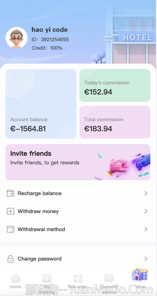 图片[10]-海外酒店抢单刷单系统源码 | 多语言酒店刷单平台 | 卡单+连单玩法 | 前端uniapp源码酒店刷单源码-源码狗
