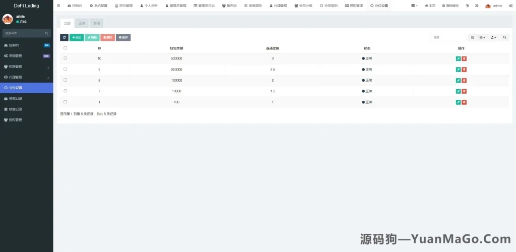 图片[7]-【11国语言USDT质押授权秒U系统】质押生息系统 + TRC + ERC + BSC 三链授权-源码狗