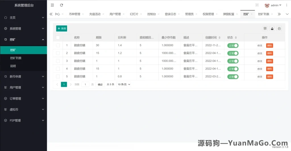 图片[9]-10语言交易所系统源码｜秒合约+币币交易+P2P理财派单抢单搭建教程-源码狗