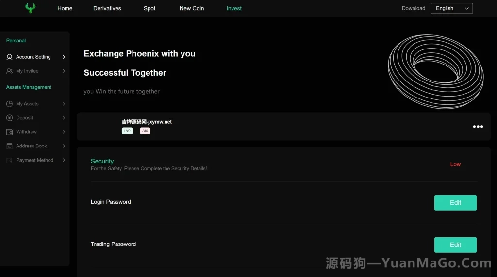 图片[11]-Turkey Global全开源9语言交易所源码｜币币+合约+秒合约+C2C+新币认购+理财-源码狗