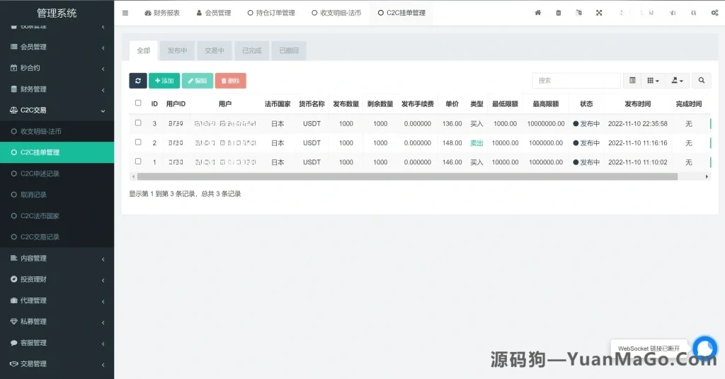 图片[4]-Turkey Global全开源9语言交易所源码｜币币+合约+秒合约+C2C+新币认购+理财-源码狗