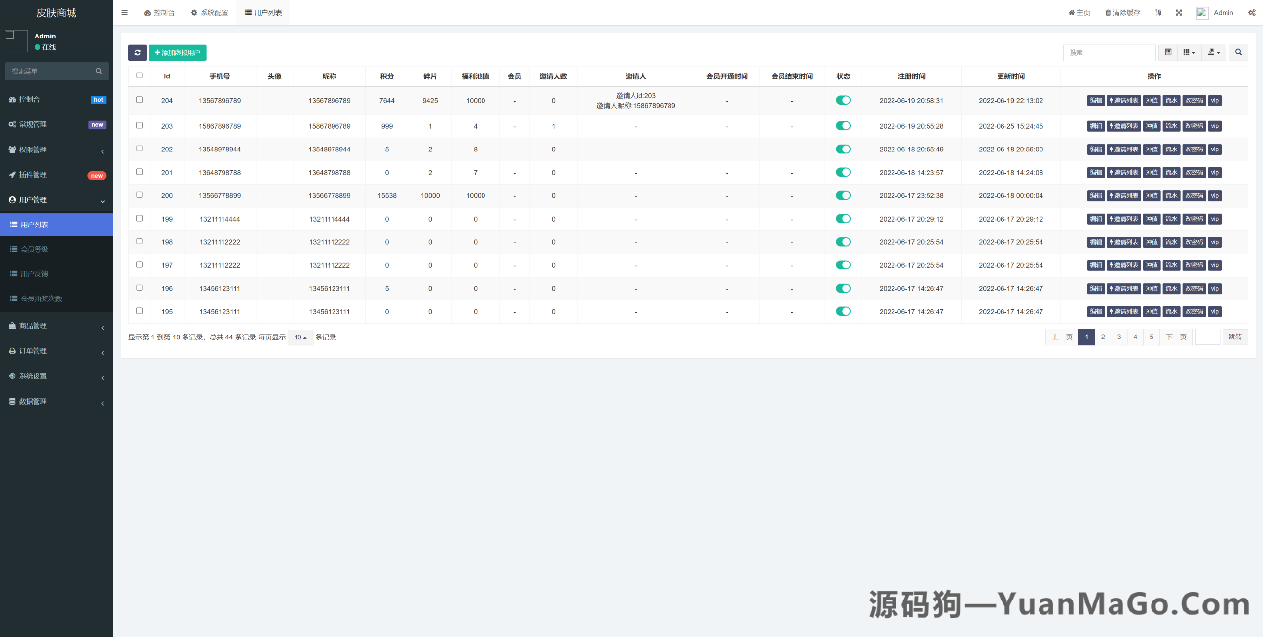 图片[11]-游戏皮肤盲盒抽奖源码 | 二开版王者荣耀商城系统+UNIAPP前端 – 源码狗-源码狗