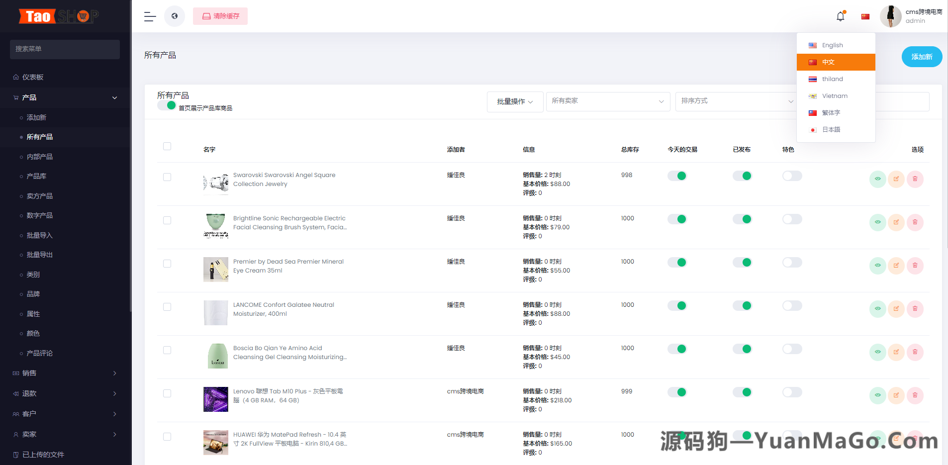 图片[13]-多语言跨境电商商城源码｜多商户货贷商城系统｜支持多币种与多种支付方式-源码狗