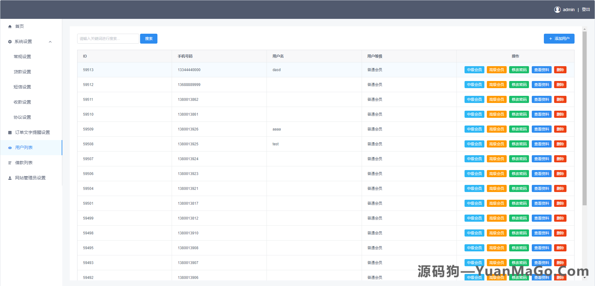 图片[13]-Vue 版贷款系统源码下载｜海外小额贷款平台源码-源码狗