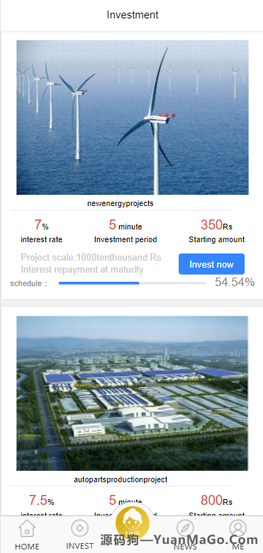 英文版P2P投资理财源码|众筹投资+分红系统平台-源码狗