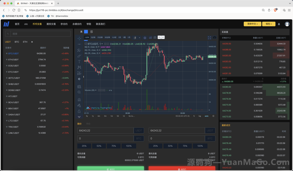 图片[6]-BitWell 多语言交易所源码｜全开源 OTC・永续合约・期权・币币・秒合约・申购交易所系统（前端 uniapp + 后端 PHP）-源码狗