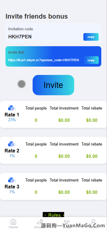 Cubobd 海外投资理财源码下载｜前端 HTML + 后端 PHP 理财系统源码-源码狗