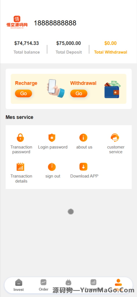 图片[6]-Demo Ck 海外农产品投资理财源码下载｜前端 HTML + 后端 PHP 理财系统-源码狗