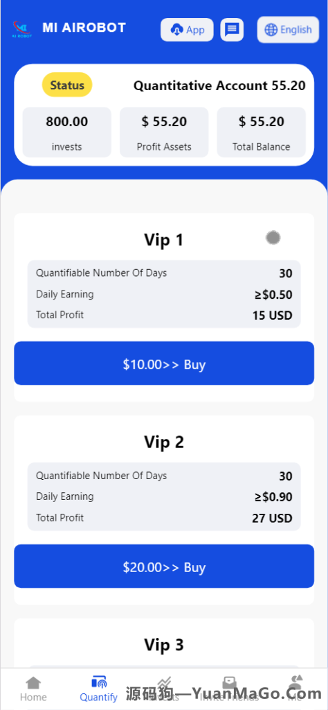图片[6]-MI AIROBOT 海外区块链投资理财源码下载｜前端 HTML + 后端 PHP 架构理财系统-源码狗