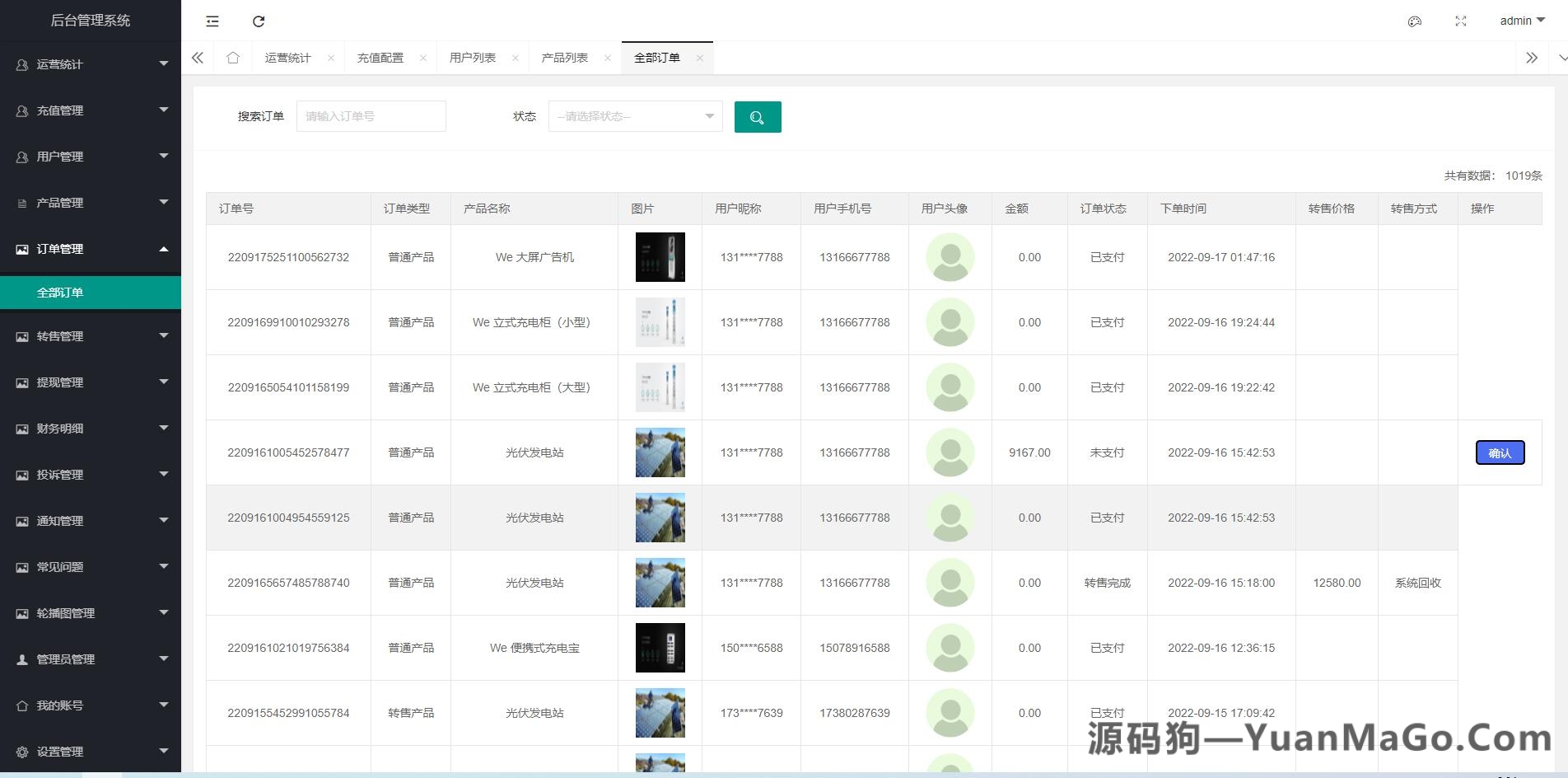 图片[15]-uniapp共享投资理财系统源码｜特斯拉新能源理财项目系统｜共享充电宝+发电站分红系统源码-源码狗