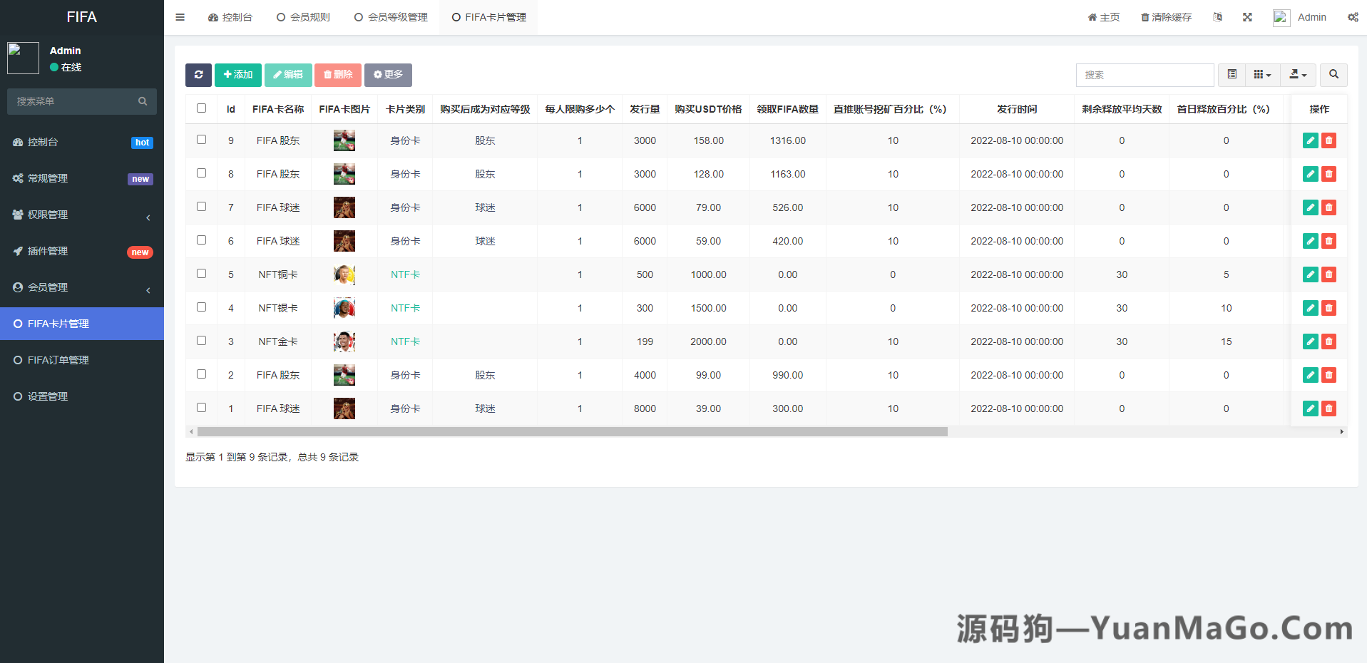 图片[7]-世界杯区块链DApp理财系统｜足球NFT藏品投资｜球星NFT购买与质押收益-源码狗